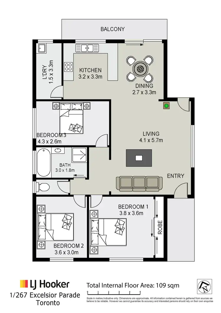 Floorplan of Homely house listing, 267 Excelsior Parade, Toronto NSW 2283