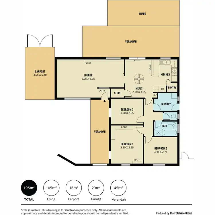 Floorplan of Homely house listing, 8 Loretta Street, Redwood Park SA 5097