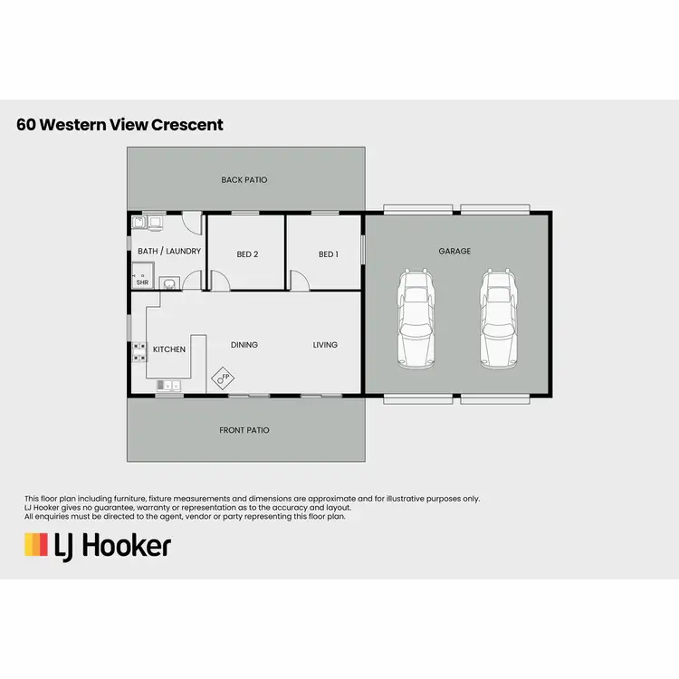 Floorplan of Homely house listing, 60 Western View Crescent, Millstream QLD 4888