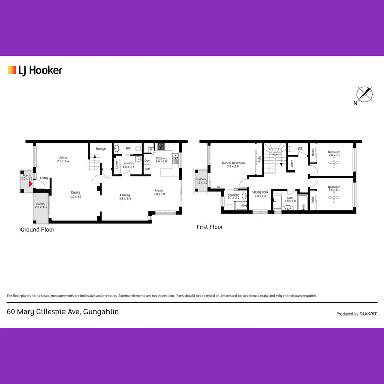 Floorplan of Homely house listing, 60 Mary Gillespie Avenue, Gungahlin ACT 2912
