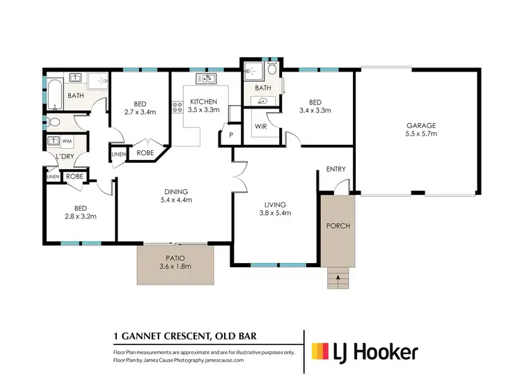Floorplan of Homely house listing, 1 Gannet Crescent, Old Bar NSW 2430