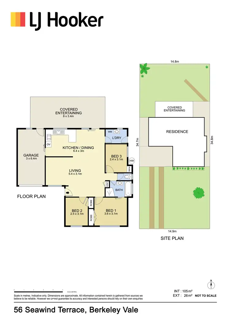 Floorplan of Homely house listing, 56 Seawind Terrace, Berkeley Vale NSW 2261