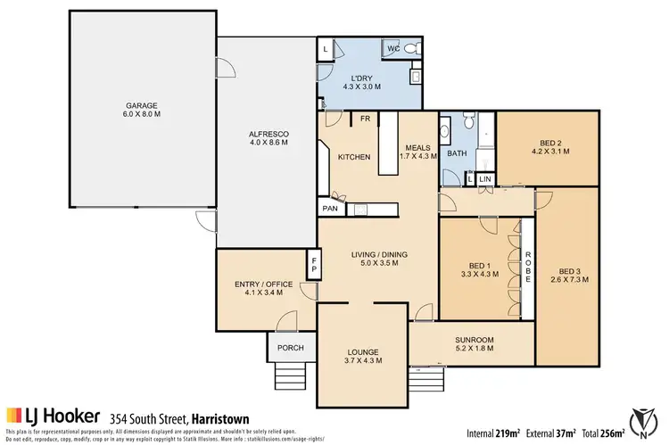 Floorplan of Homely house listing, 354 South Street, Harristown QLD 4350