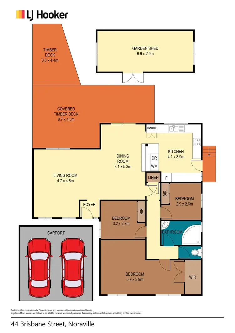 Floorplan of Homely house listing, 44 Brisbane Street, Noraville NSW 2263