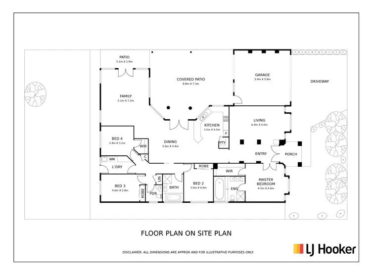 Floorplan of Homely house listing, 1 The Mall, Point Cook VIC 3030