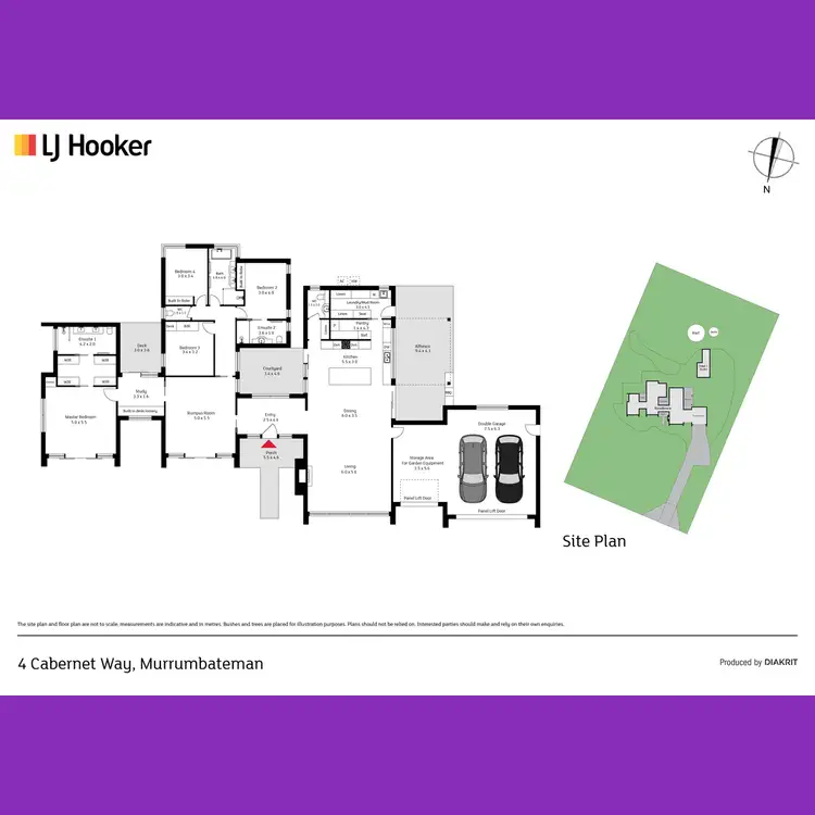 Floorplan of Homely house listing, 4 Cabernet Way, Murrumbateman NSW 2582