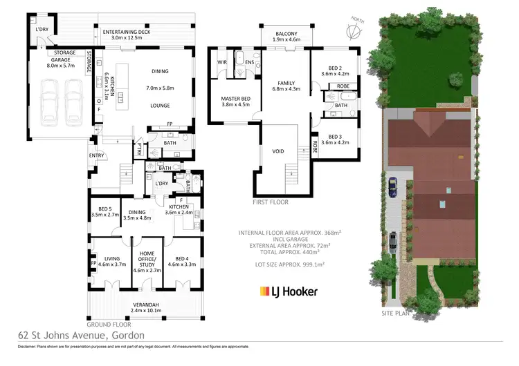 Floorplan of Homely house listing, 62 St Johns Avenue, Gordon NSW 2072