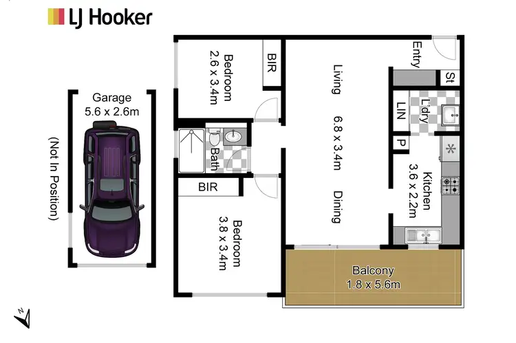 Floorplan of Homely unit listing, 3/108 Burns Bay Road, Lane Cove NSW 2066