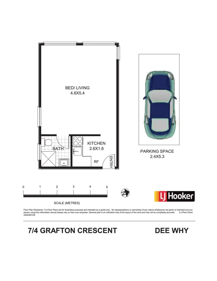 Floorplan of Homely apartment listing, 7/4 Grafton Crescent, Dee Why NSW 2099