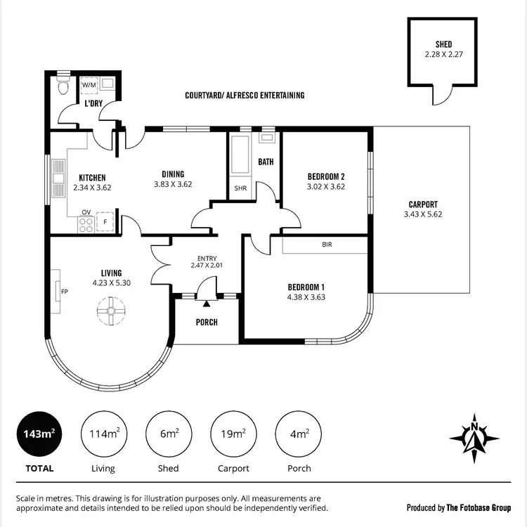 Floorplan of Homely house listing, 1/68 Wallala Avenue, Park Holme SA 5043