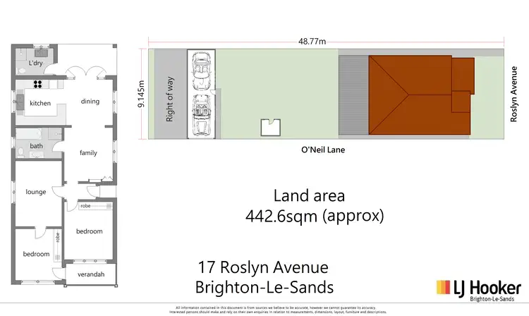 Floorplan of Homely house listing, 17 Roslyn Avenue, Brighton-Le-Sands NSW 2216