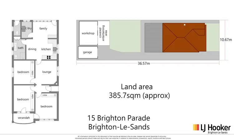 Floorplan of Homely house listing, 15 Brighton Parade, Brighton-Le-Sands NSW 2216