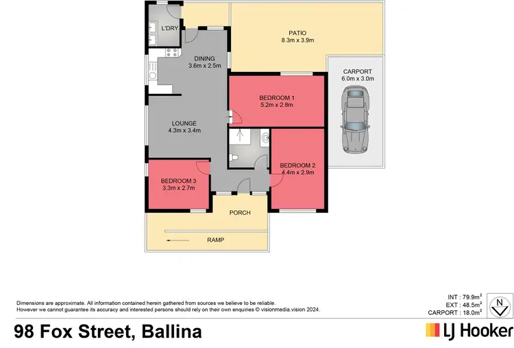 Floorplan of Homely house listing, 98 Fox Street, Ballina NSW 2478