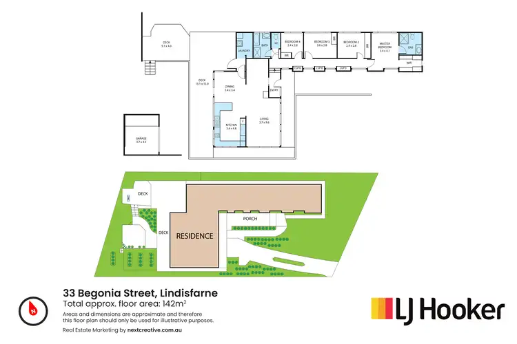 Floorplan of Homely house listing, 33 Begonia Street, Lindisfarne TAS 7015