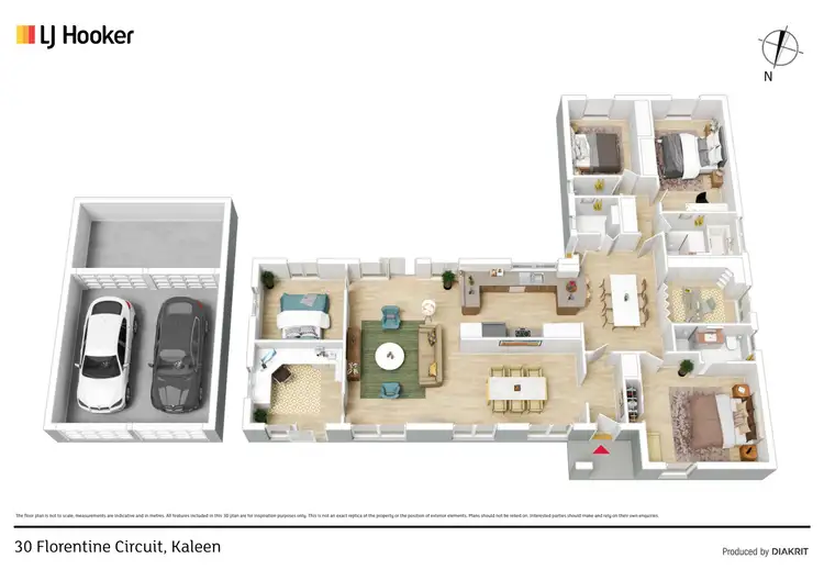 Floorplan of Homely house listing, 30 Florentine Circuit, Kaleen ACT 2617