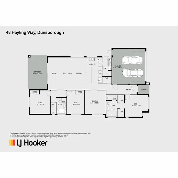 Floorplan of Homely house listing, 48 Hayling Way, Dunsborough WA 6281