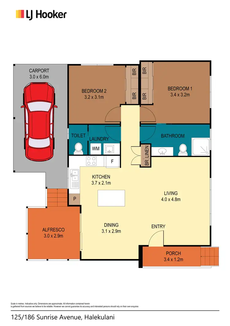 Floorplan of Homely house listing, 125/186 Sunrise Avenue, Halekulani NSW 2262