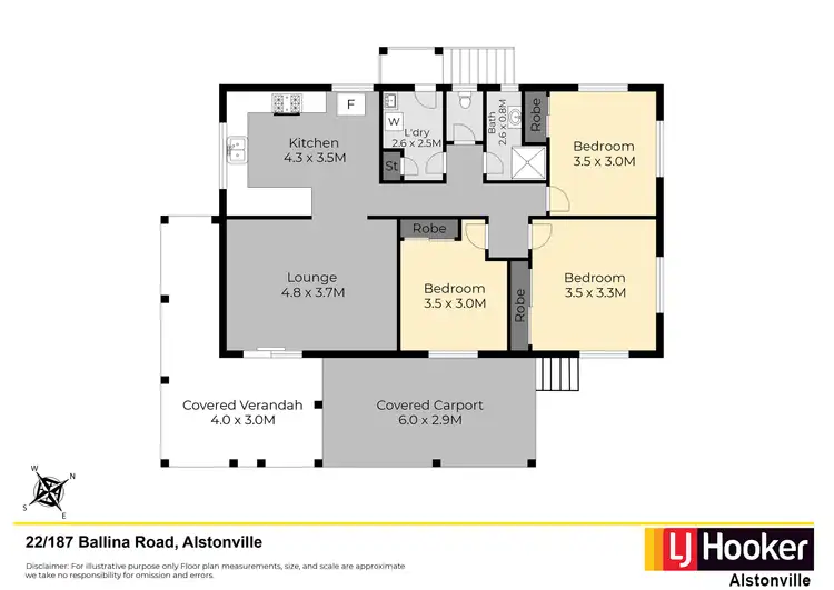 Floorplan of Homely house listing, 22/187b Ballina Road, Alstonville NSW 2477