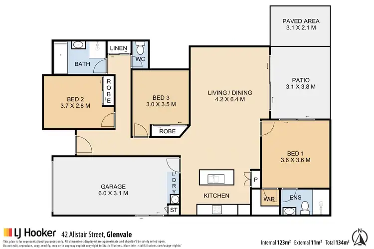 Floorplan of Homely house listing, 42 Alistair Street, Glenvale QLD 4350