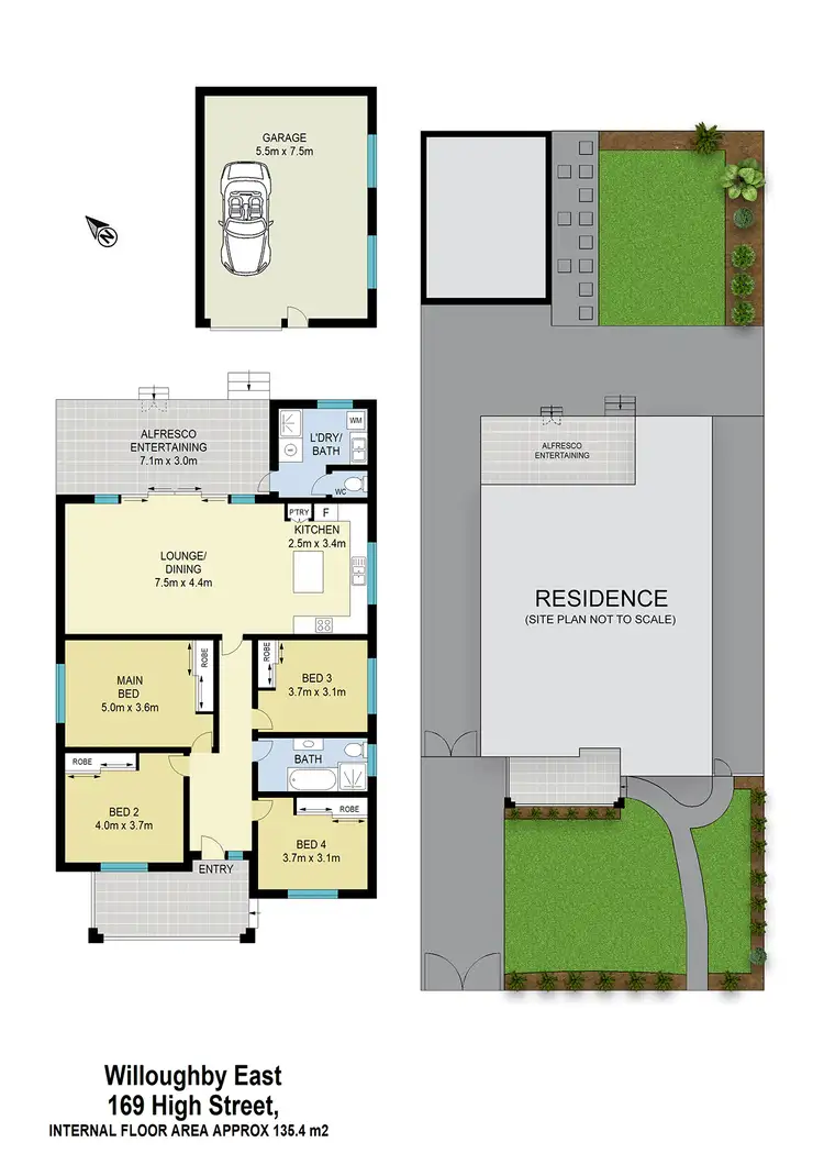 Floorplan of Homely house listing, 169 High Street, Willoughby East NSW 2068