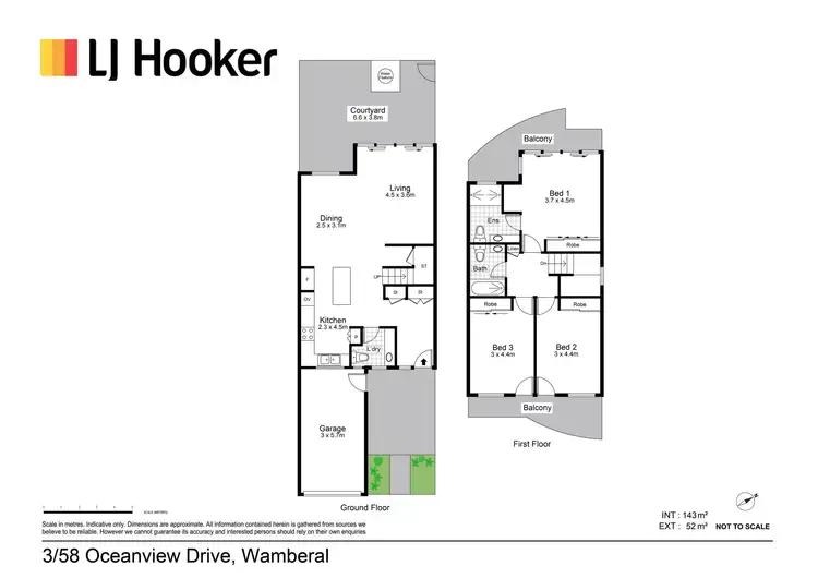 Floorplan of Homely townhouse listing, 3/58 Ocean View Drive, Wamberal NSW 2260
