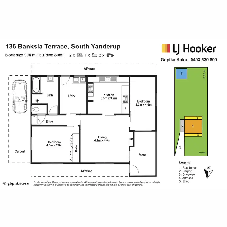 Floorplan of Homely house listing, 136 Banksia Terrace, South Yunderup WA 6208
