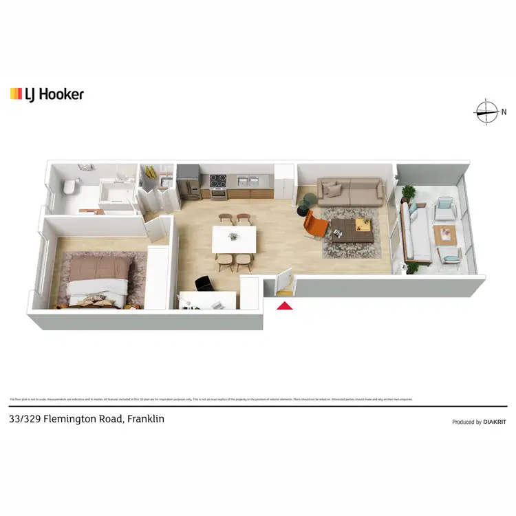 Floorplan of Homely house listing, 33/329 Flemington Road, Franklin ACT 2913