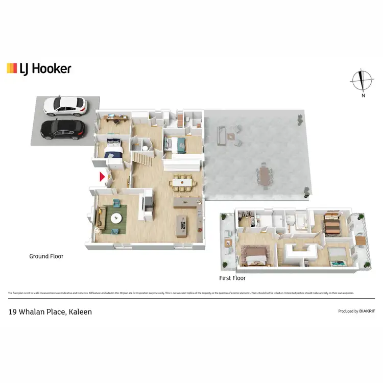 Floorplan of Homely house listing, 19 Whalan Place, Kaleen ACT 2617