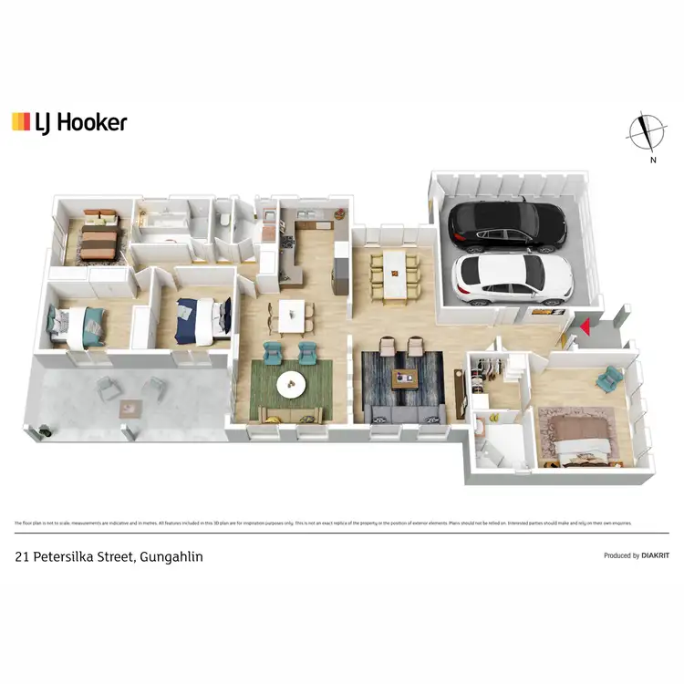Floorplan of Homely house listing, 21 Petersilka Street, Gungahlin ACT 2912