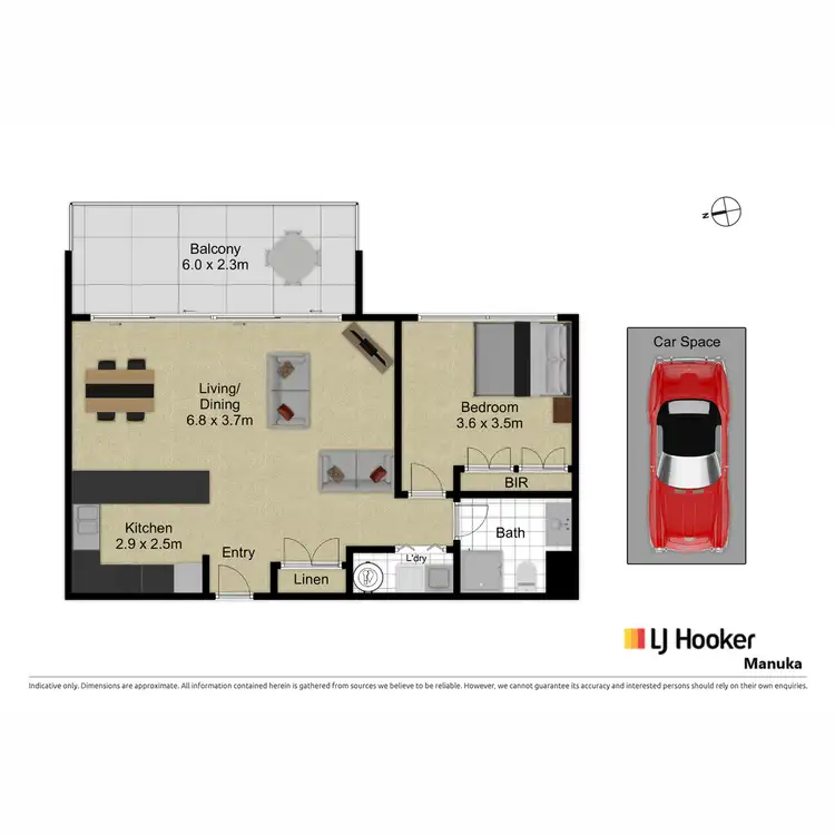 Floorplan of Homely apartment listing, 49/41 Blackall Street, Barton ACT 2600