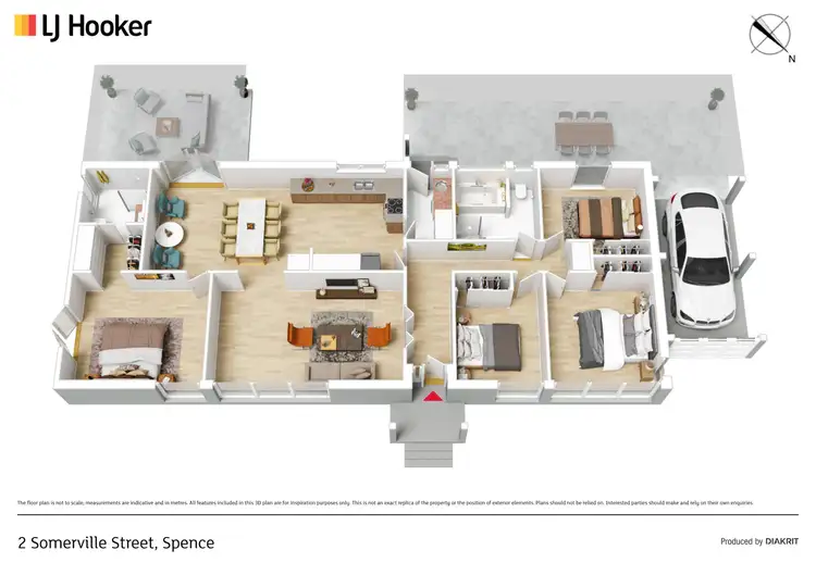 Floorplan of Homely house listing, 2 Somerville Street, Spence ACT 2615