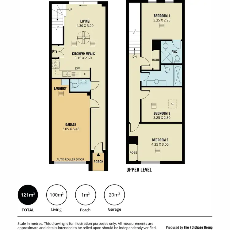 Floorplan of Homely townhouse listing, 6/35 Victoria Parade, Mawson Lakes SA 5095