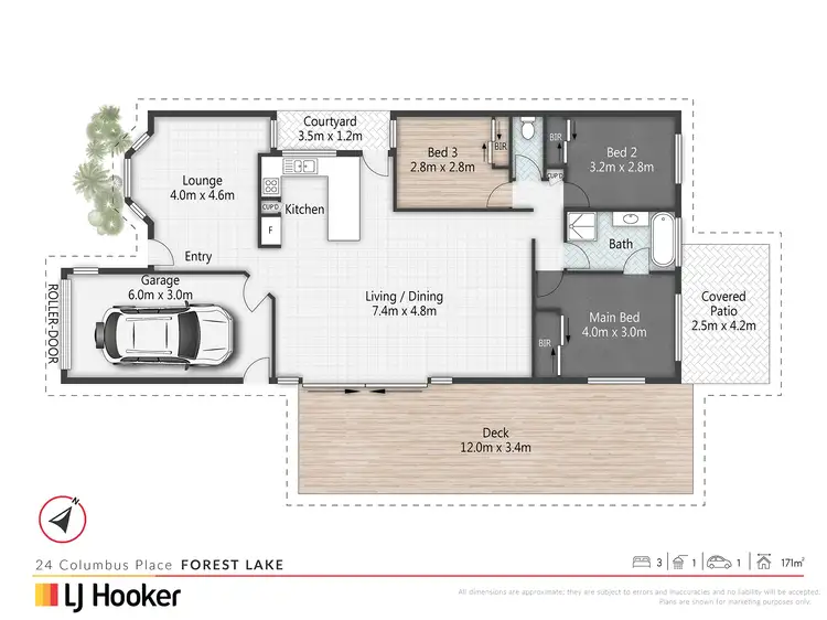 Floorplan of Homely house listing, 24 Columbus Place, Forest Lake QLD 4078