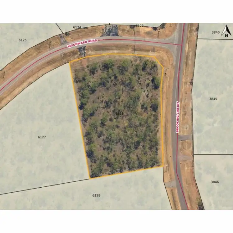 Floorplan of Homely land listing, 110 Brooking Road, Virginia NT 834
