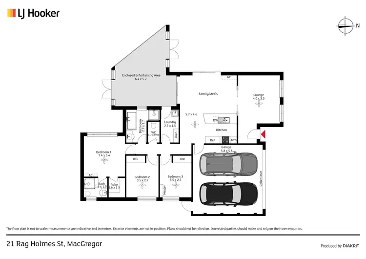 Floorplan of Homely house listing, 21 Rag Holmes Street, Macgregor ACT 2615
