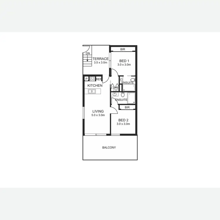 Floorplan of Homely apartment listing, 73/15 Bowman Street, Macquarie ACT 2614