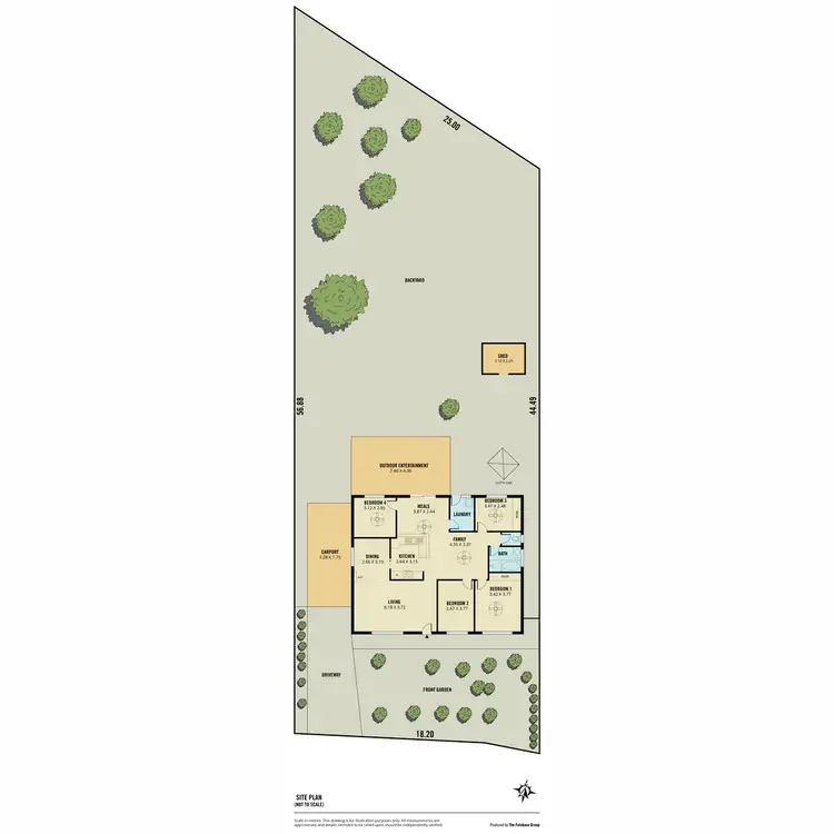 Floorplan of Homely house listing, 17 Carabeen Crescent, Andrews Farm SA 5114