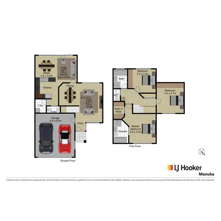 Floorplan of Homely townhouse listing, 14/61 Launceston Street, Lyons ACT 2606