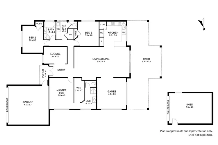 Floorplan of Homely house listing, 47 Maamba Road, Wattle Grove WA 6107
