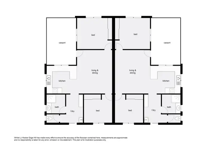 Floorplan of Homely semi-detached listing, 36 Mansfield Street, Earlville QLD 4870