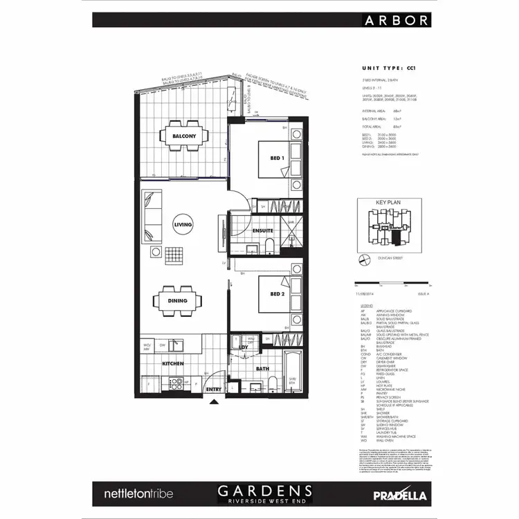 Floorplan of Homely unit listing, 30309/40 Duncan Street, West End QLD 4101