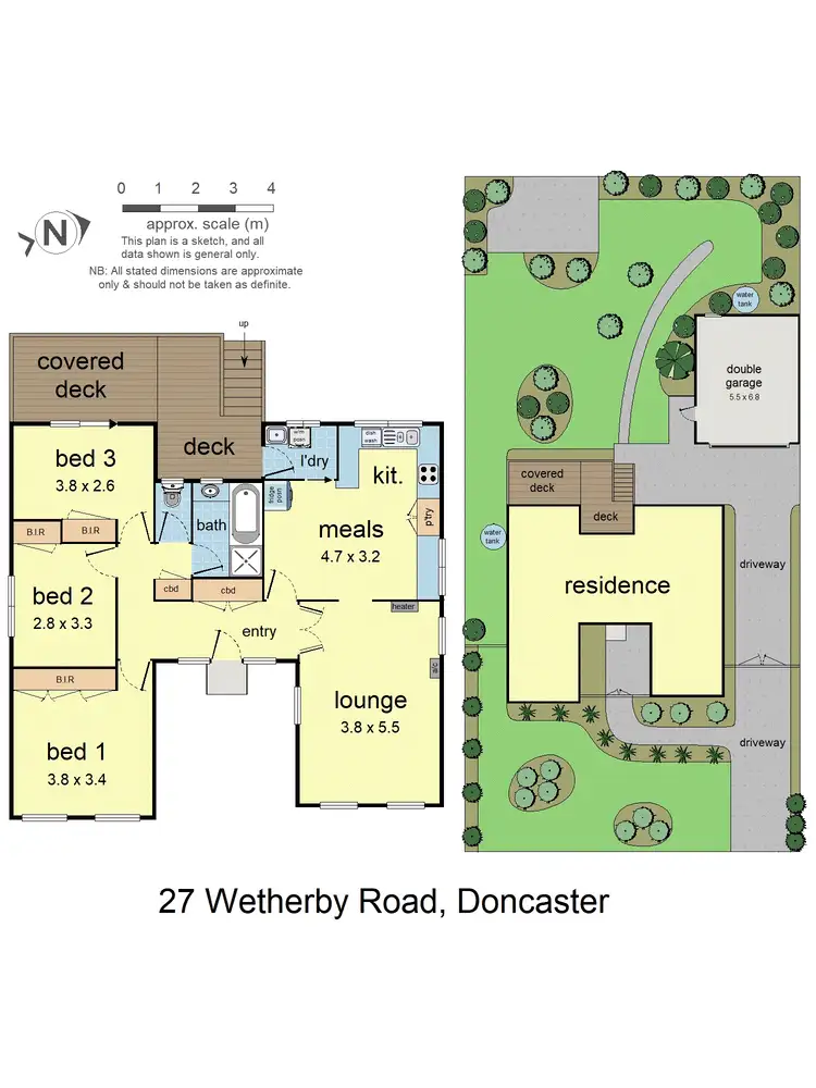 Floorplan of Homely house listing, 27 Wetherby Road, Doncaster VIC 3108