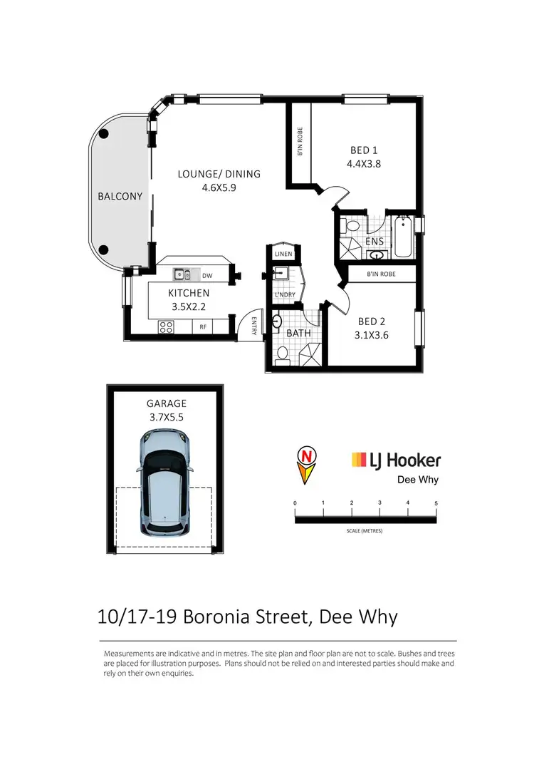 Floorplan of Homely apartment listing, 10/17-19 Boronia Street, Dee Why NSW 2099