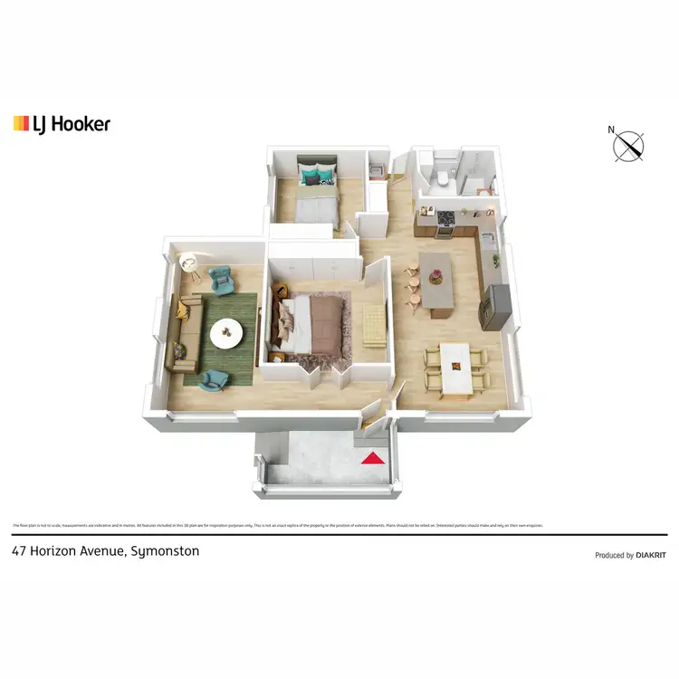 Floorplan of Homely house listing, 47 Horizon Avenue, Symonston ACT 2609