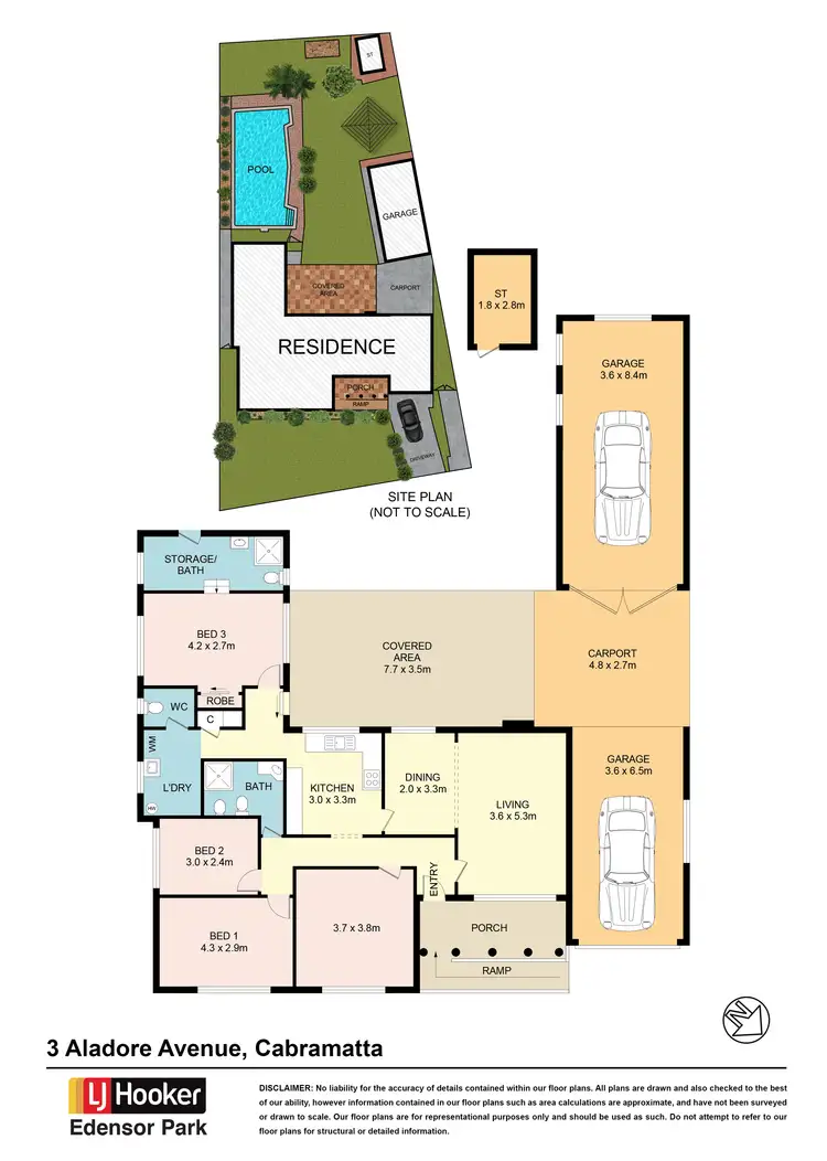 Floorplan of Homely house listing, 3 Aladore Avenue, Cabramatta NSW 2166