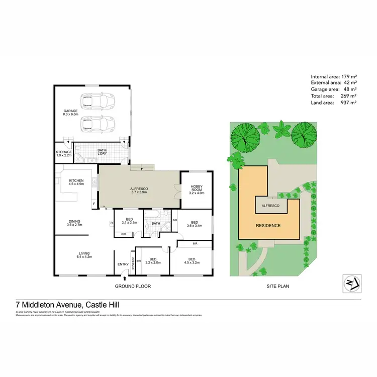 Floorplan of Homely house listing, 7 Middleton Avenue, Castle Hill NSW 2154