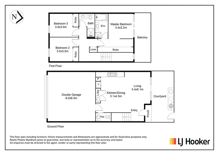 Floorplan of Homely townhouse listing, 10 Patena Walk, Pakenham VIC 3810