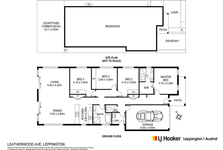 Floorplan of Homely house listing, 3 Leatherwood Avenue, Leppington NSW 2179