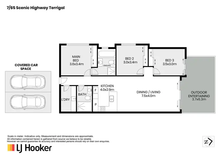 Floorplan of Homely unit listing, 7/65 Scenic Highway, Terrigal NSW 2260