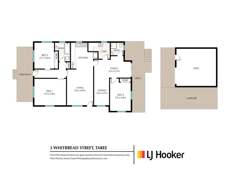 Floorplan of Homely house listing, 3 Whitbread Street, Taree NSW 2430
